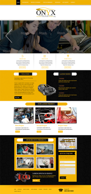 Web Design par Bright Star pour ONYX | Design #7540169