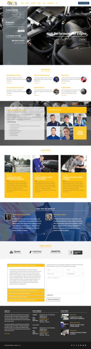 Web Design par iLibart pour ONYX | Design #7521603