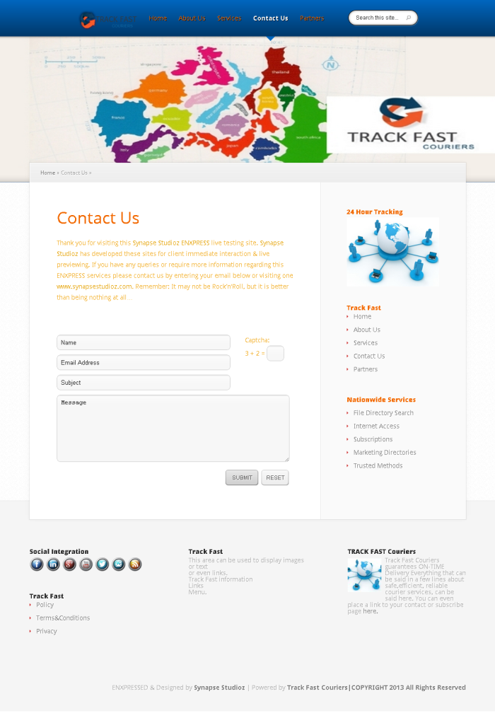 WordPress-Design von Rock'n'Roller für track fast  | Design #1888052