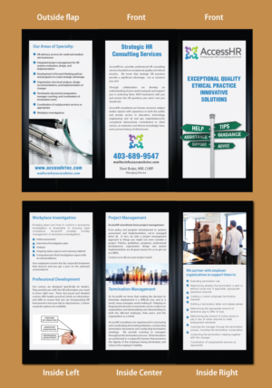 Clean, modern professional brochure - trifold | Diseño de Flyer por meet007