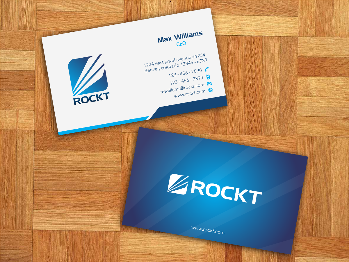 Diseño de Tarjeta de Presentación por ChizZech para Rockt | Diseño #1909879