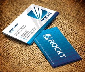 Business Card Design by Sarmishtha Chattopadhyay_loginchange for Rockt | Design: #1893599