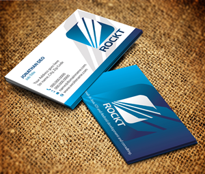 Business Card Design by Sarmishtha Chattopadhyay_loginchange for Rockt | Design: #1894807