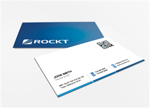 Business Card Design by Sarah Mathews for Rockt | Design: #1894192