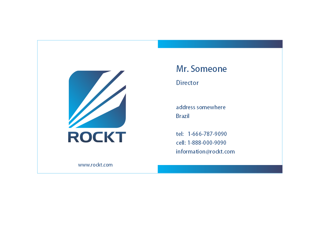 Business Card Design by sgarchdesign for Rockt | Design #1895383