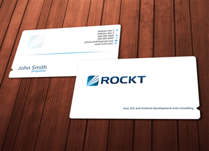 Business Card Design by Chere for Rockt | Design #1916853