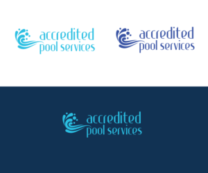 Logo Design by Hana M. for Accredited Pool Services | Design #7490959