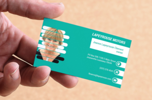 Business Card Design by Pram Shaw for LAPEYROUSE MOTORS | Design: #7500895