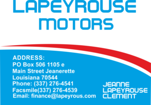 Business Card Design by vermosys for LAPEYROUSE MOTORS | Design: #7594340