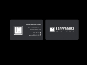 Business Card Design by Creations Box 2015 for LAPEYROUSE MOTORS | Design: #7475109