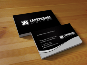 Business Card Design by Creations Box 2015 for LAPEYROUSE MOTORS | Design: #7475114