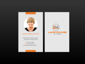 Business Card Design by Creations Box 2015 for LAPEYROUSE MOTORS | Design: #7475118