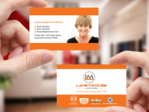 Business Card Design by Creations Box 2015 for LAPEYROUSE MOTORS | Design: #7513491