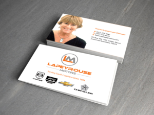 Business Card Design by Creations Box 2015 for LAPEYROUSE MOTORS | Design: #7513493