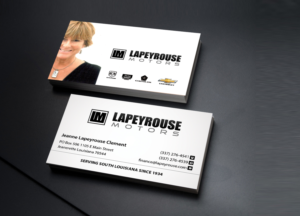 Business Card Design by Creations Box 2015 for LAPEYROUSE MOTORS | Design: #7513494
