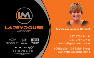 Business Card Design by Creations Box 2015 for LAPEYROUSE MOTORS | Design: #7739118