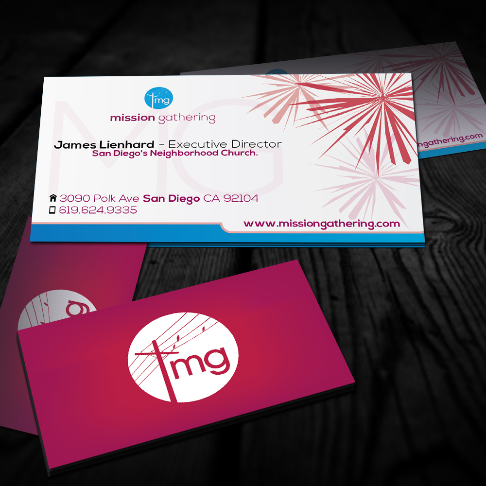 Diseño de Tarjeta de Presentación por MS Design para Missiongathering Christian Church | Diseño #1905796