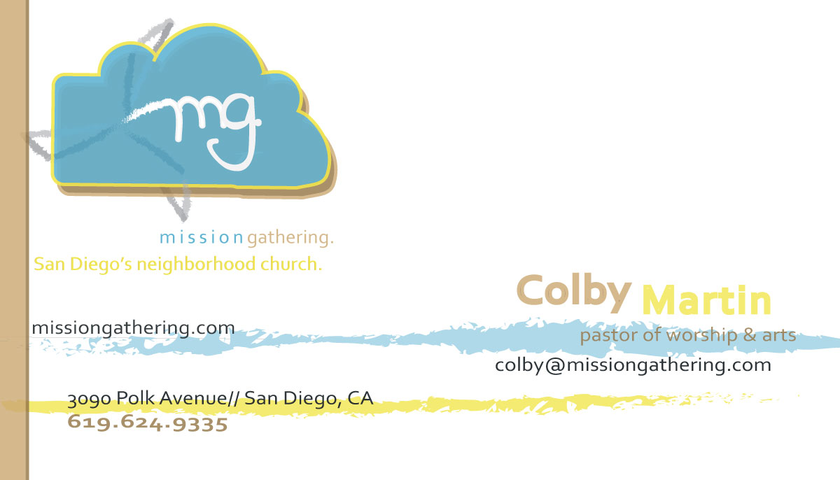 Visitenkarten-Design von A. Tamara für Missiongathering Christian Church | Design #1917723