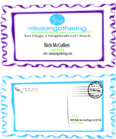 Business Card Design by Majo for Missiongathering Christian Church | Design #1877765