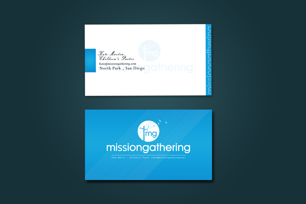 Business Card Design by Prashant Besra for Missiongathering Christian Church | Design #1879548