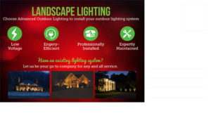 Postcard Design by alessandroevge for Advanced Outdoor Lighting | Design: #7497757