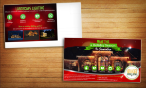 Postcard Design by alessandroevge for Advanced Outdoor Lighting | Design: #7497759
