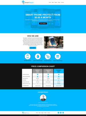Web Design par Wings on web pour Smart Repair 4U | Design : #7523845