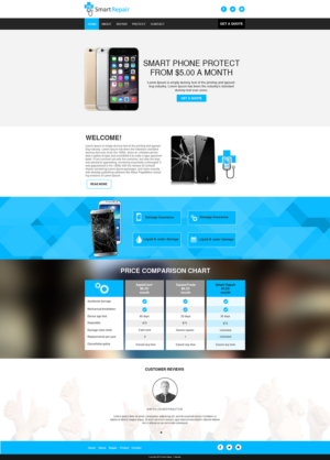 Web Design par Wings on web pour Smart Repair 4U | Design : #7523864