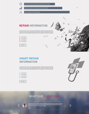 Web Design par TSanyi pour Smart Repair 4U | Design : #7565225