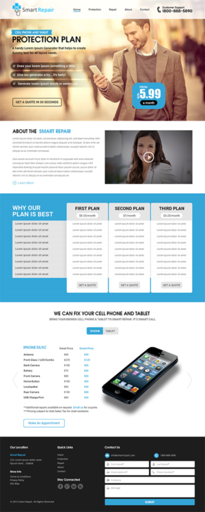 Web Design by RupalTechno for Smart Repair 4U | Design #7511420