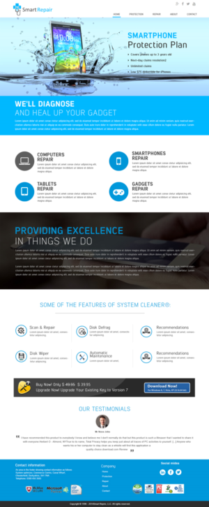 Web Design by webxvision for Smart Repair 4U | Design #7571104