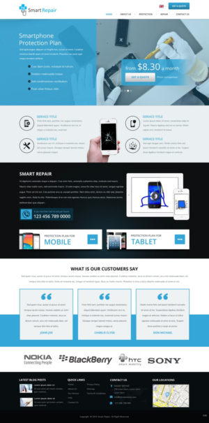 Web Design by pb for Smart Repair 4U | Design: #7492413