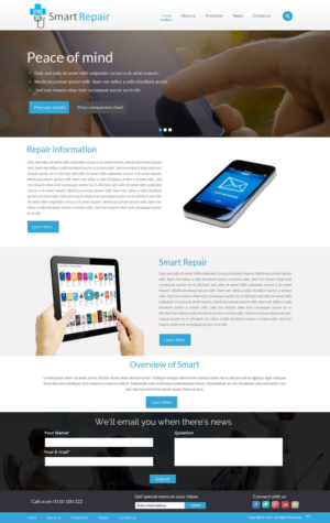 Web Design by pb for Smart Repair 4U | Design: #7492424