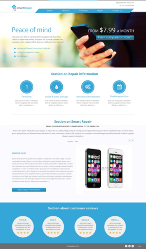 Web Design by pb for Smart Repair 4U | Design: #7492437