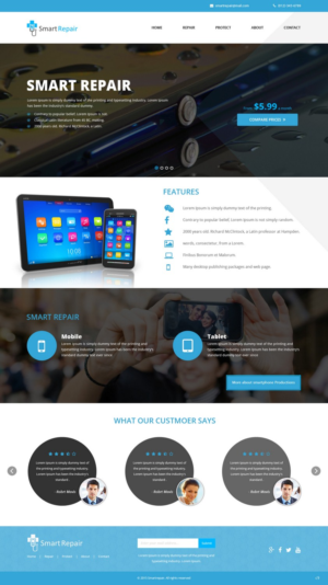 Web Design by pb for Smart Repair 4U | Design: #7492439