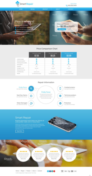 Web Design by pb for Smart Repair 4U | Design: #7492441