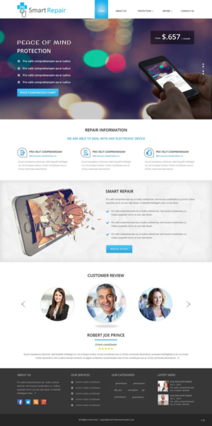 Web Design by pb for Smart Repair 4U | Design: #7492442