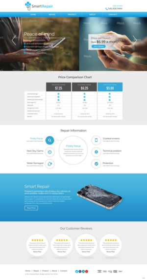 Web Design by pb for Smart Repair 4U | Design: #7492443