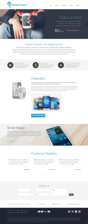 Web Design by pb for Smart Repair 4U | Design: #7492444