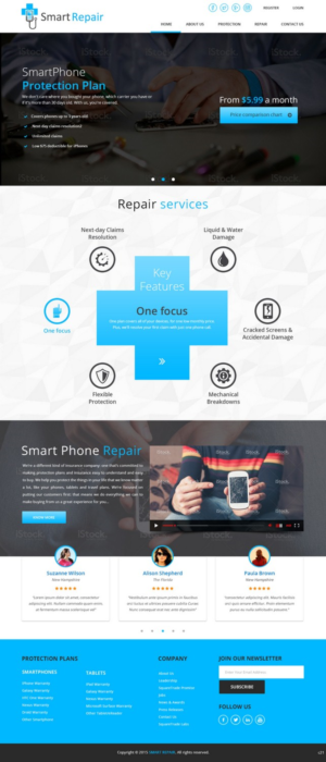 Web Design by pb for Smart Repair 4U | Design: #7501041