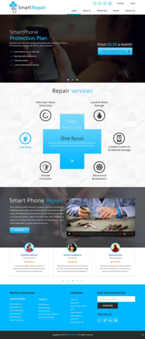 Web Design by pb for Smart Repair 4U | Design: #7501043