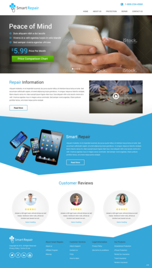 Web Design by pb for Smart Repair 4U | Design: #7501047