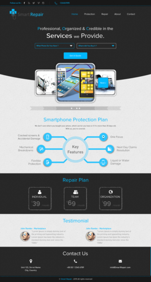 Web Design by rightway for Smart Repair 4U | Design: #7525826