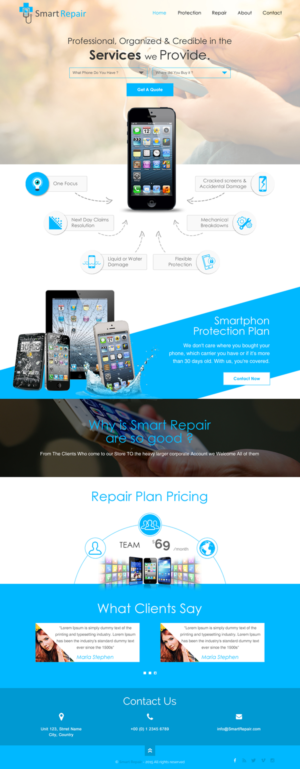 Web Design by rightway for Smart Repair 4U | Design: #7525832