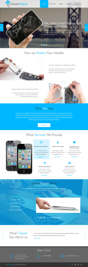 Web Design by rightway for Smart Repair 4U | Design #7525852
