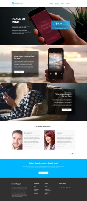 Web Design par Naavyd pour Smart Repair 4U | Design : #7532737