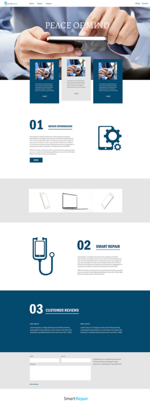 Web Design par dii pour Smart Repair 4U | Design : #7515511