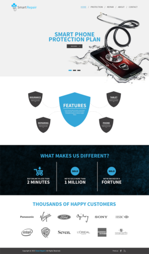 Web Design par Logo Xtudio pour Smart Repair 4U | Design : #7559228