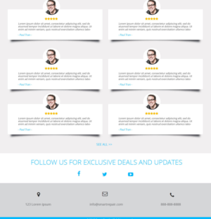 Web Design par PaulTran pour Smart Repair 4U | Design : #7509627