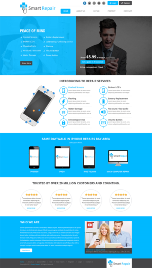 Web Design by Creative Usha for Smart Repair 4U | Design #7526567